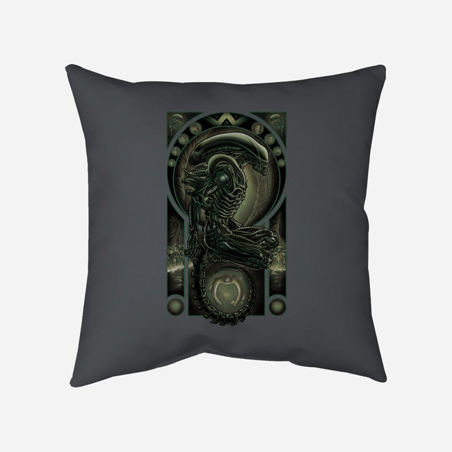 Parasite-none removable cover w insert throw pillow-saqman
