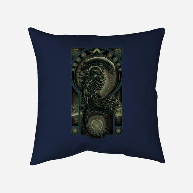 Parasite-none removable cover w insert throw pillow-saqman