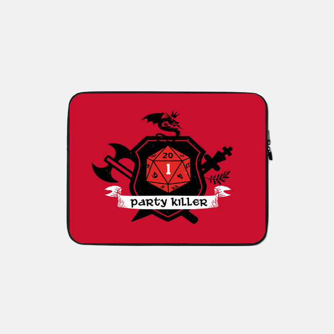 Party Killer-none zippered laptop sleeve-mysteryof