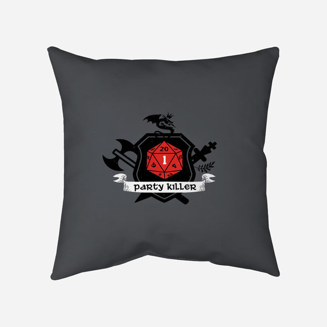 Party Killer-none removable cover w insert throw pillow-mysteryof
