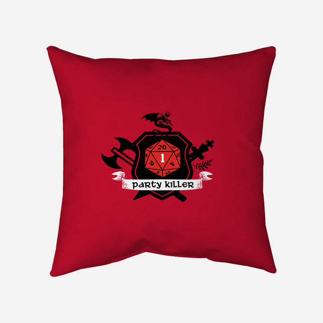 Party Killer-none removable cover w insert throw pillow-mysteryof