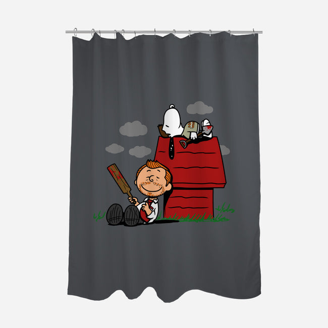 Peanuts of the Dead-none polyester shower curtain-Boggs Nicolas