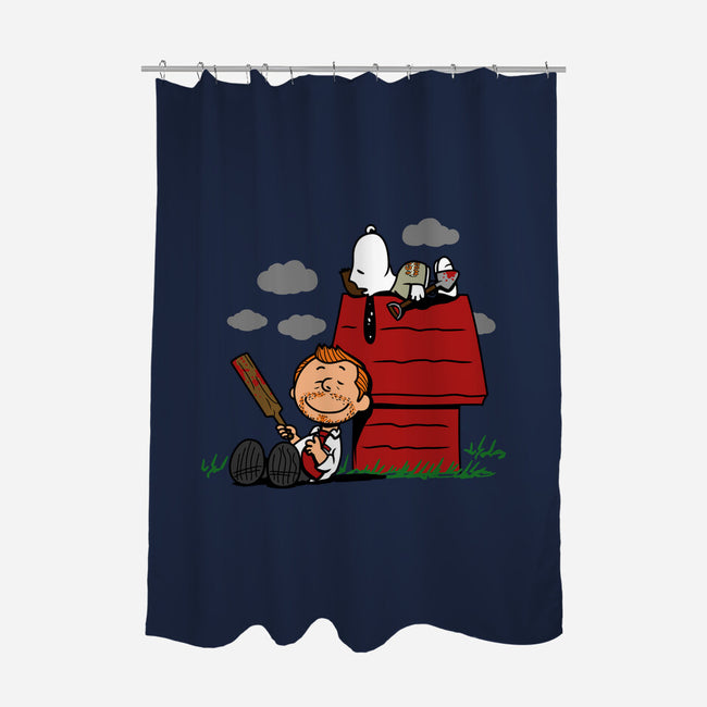 Peanuts of the Dead-none polyester shower curtain-Boggs Nicolas