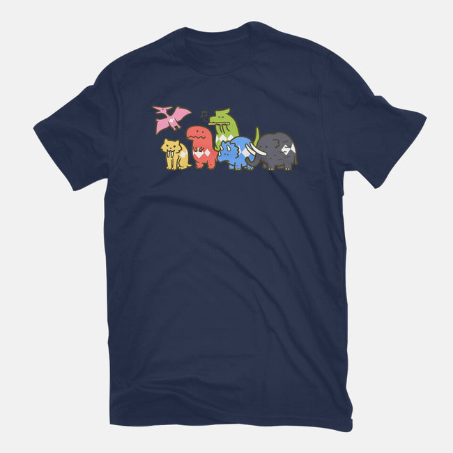Pet Dinosaurs!-unisex basic tee-Oktobear