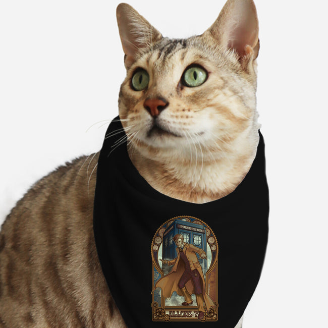Physicker Whom-cat bandana pet collar-Nertee Designs