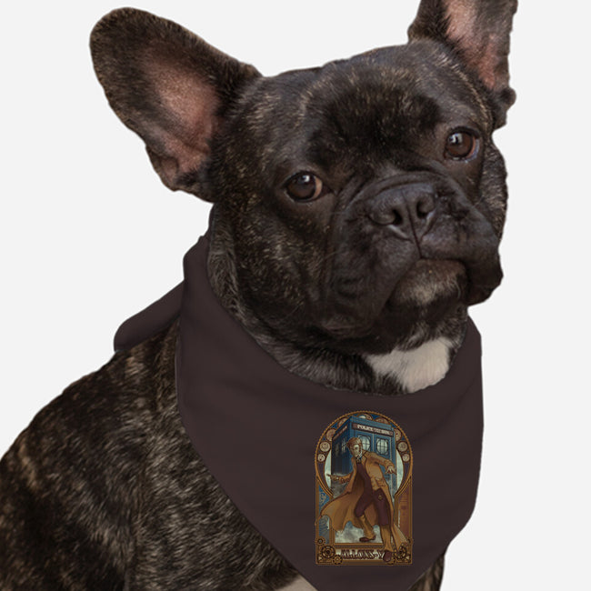 Physicker Whom-dog bandana pet collar-Nertee Designs
