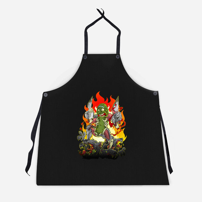 Pickle Carnage-unisex kitchen apron-fearcheck