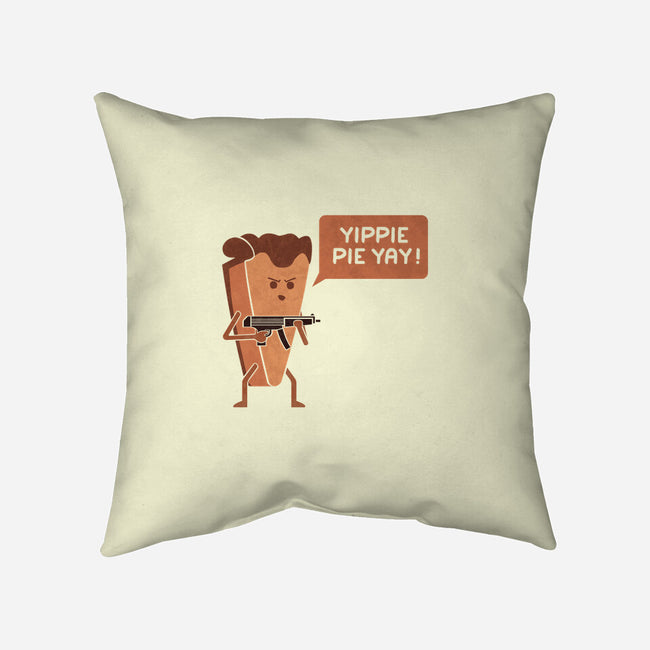 Pie Hard-none removable cover throw pillow-Teo Zed