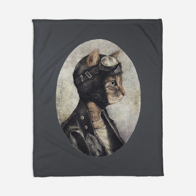 Pilot-none fleece blanket-Mike Koubou