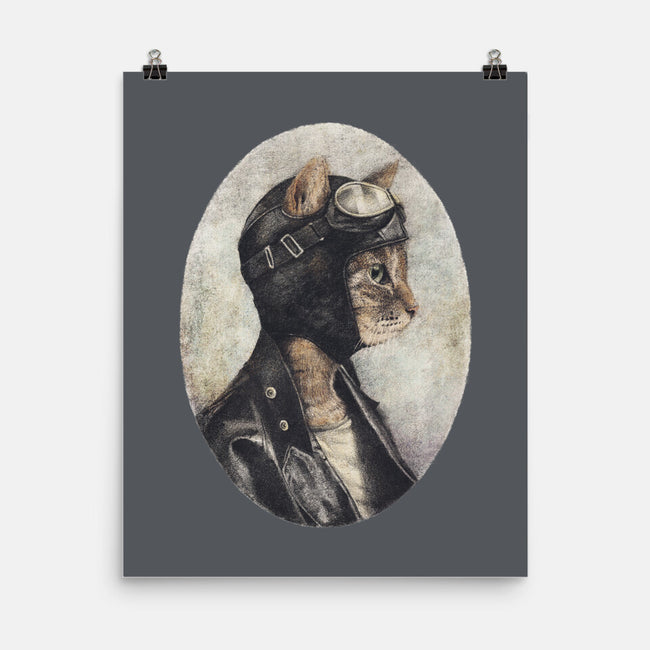 Pilot-none matte poster-Mike Koubou