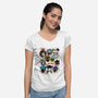 Pirate Squad-womens v-neck tee-xiaobaosg
