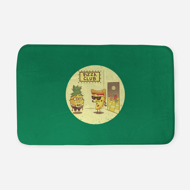 Pizza Club-none memory foam bath mat-Hootbrush