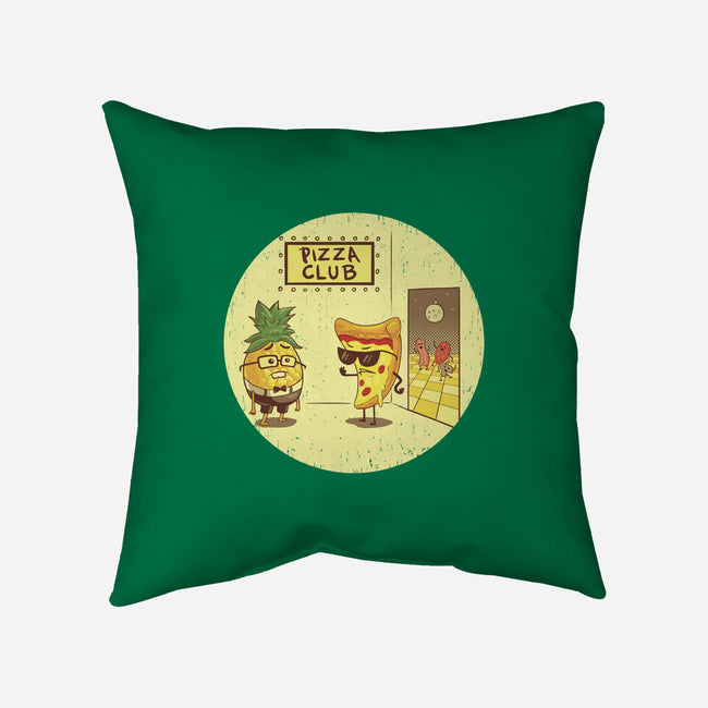 Pizza Club-none removable cover w insert throw pillow-Hootbrush