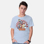 Pizza Is My Middle Name-mens basic tee-Skullpy