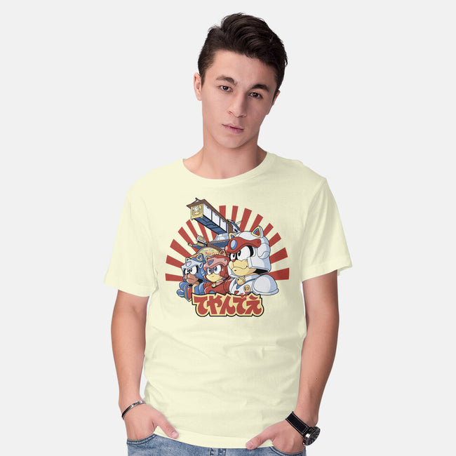 Pizza Is My Middle Name-mens basic tee-Skullpy