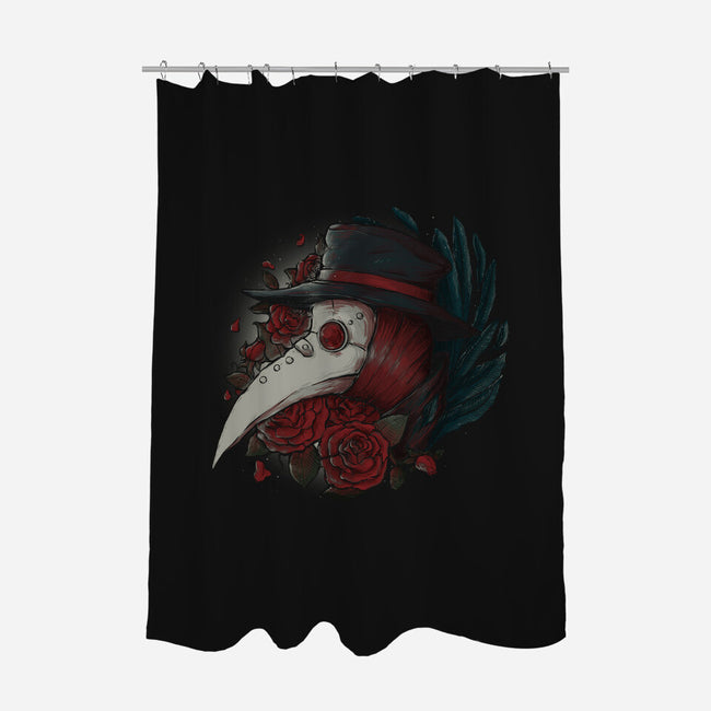 Plague Doctor-none polyester shower curtain-xMorfina