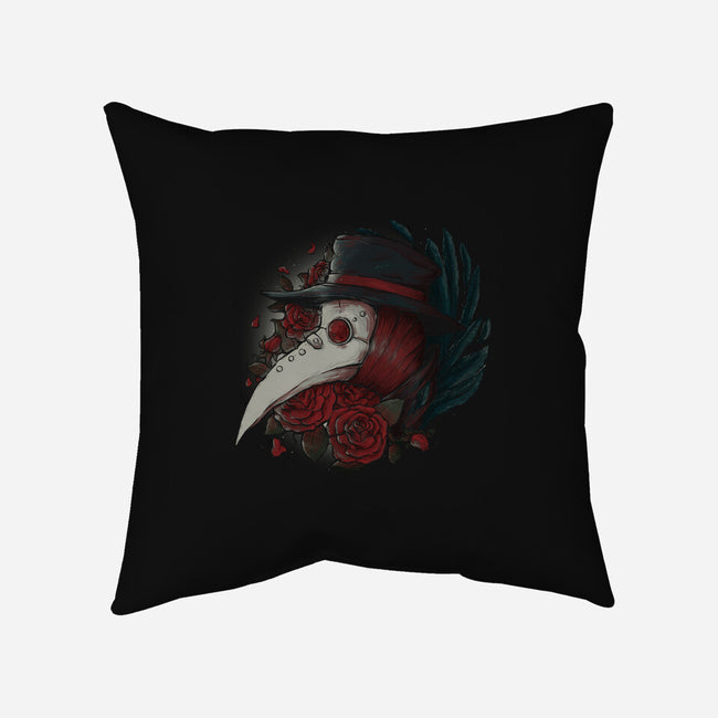 Plague Doctor-none removable cover throw pillow-xMorfina