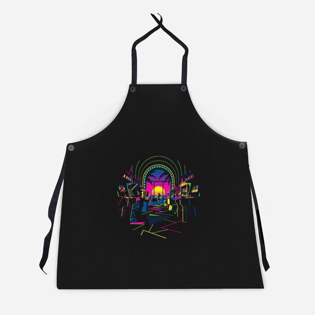 Play All Night-unisex kitchen apron-Ramos