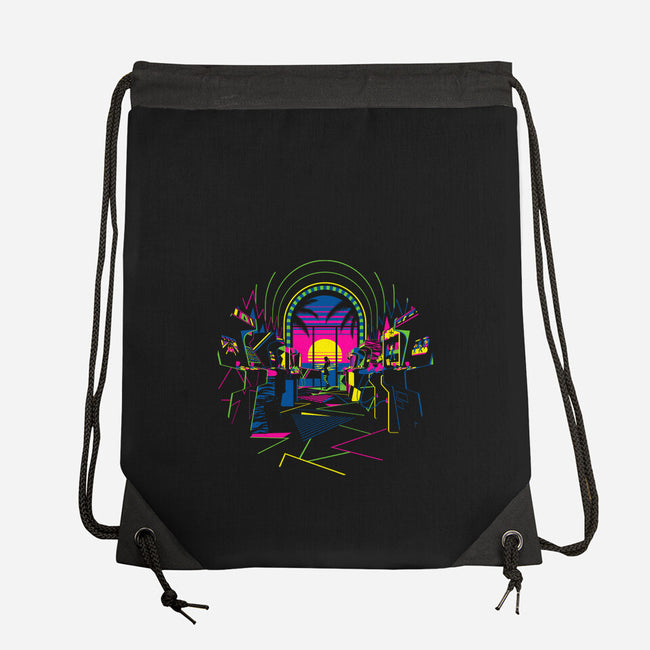 Play All Night-none drawstring bag-Ramos