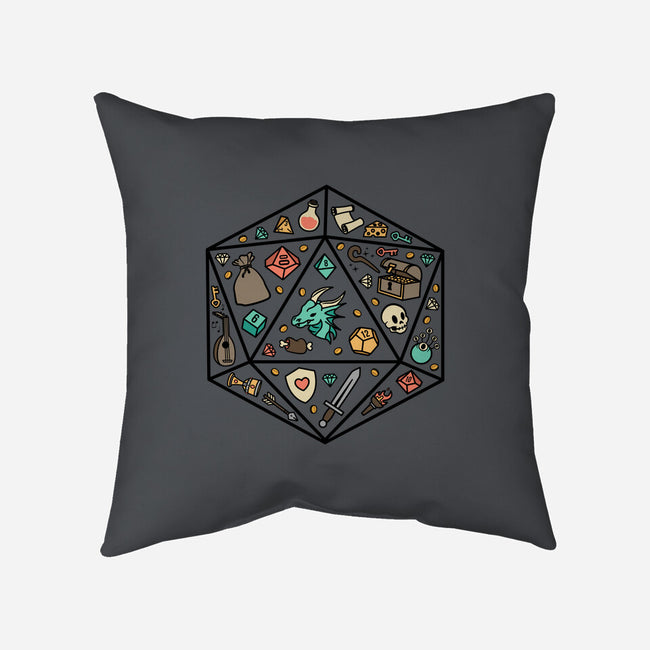 Play The Roll-none non-removable cover w insert throw pillow-Beware_1984