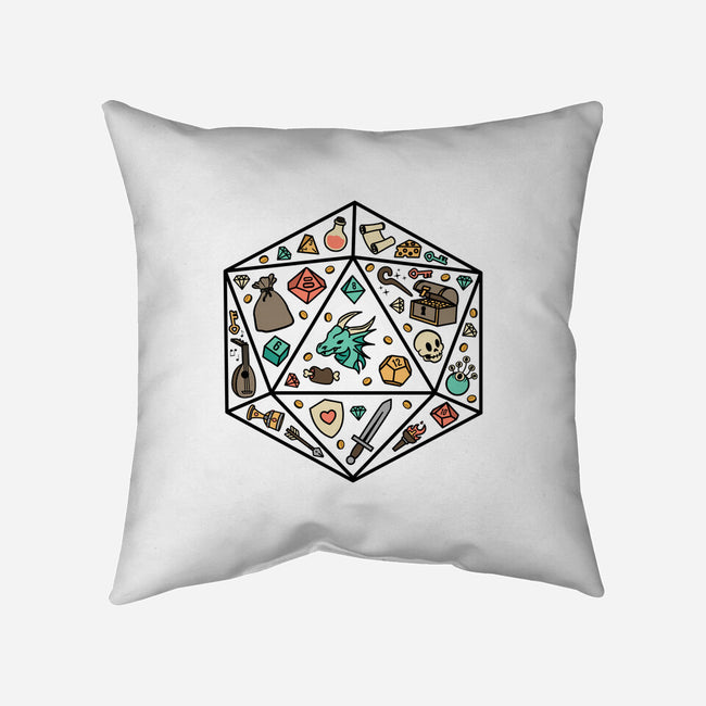 Play The Roll-none non-removable cover w insert throw pillow-Beware_1984