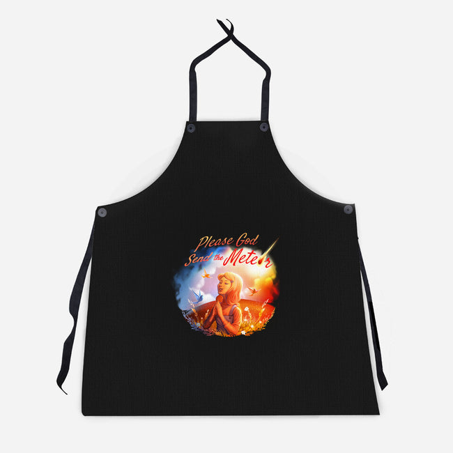 Please God Send the Meteor-unisex kitchen apron-tobefonseca