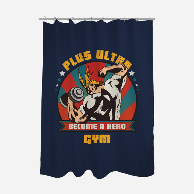 Plus Ultra Gym-none polyester shower curtain-Coconut_Design