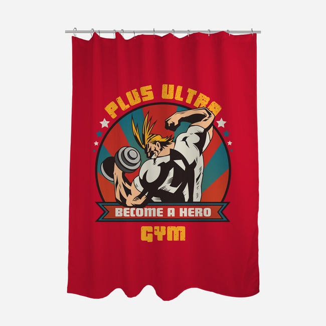 Plus Ultra Gym-none polyester shower curtain-Coconut_Design