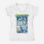 Plus Ultra Manga-womens v-neck tee-logancarroll