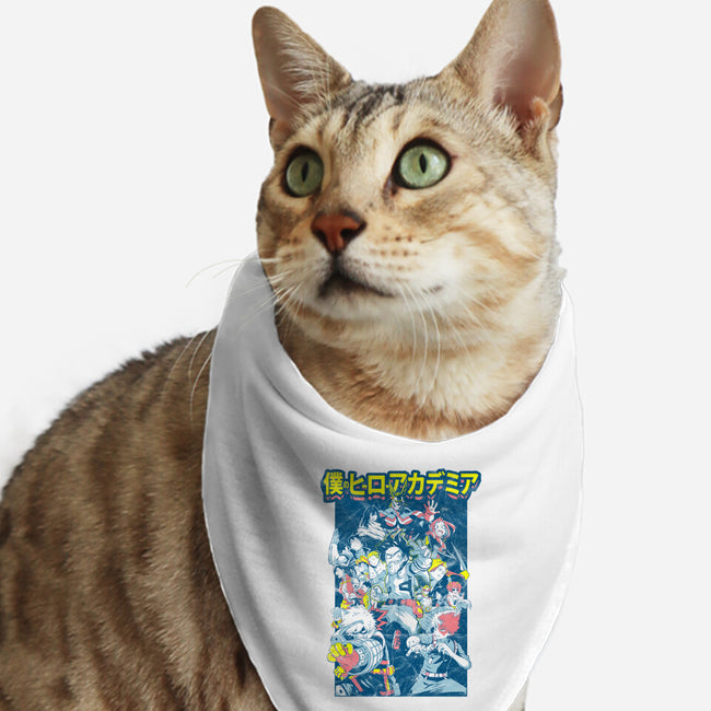Plus Ultra Manga-cat bandana pet collar-logancarroll