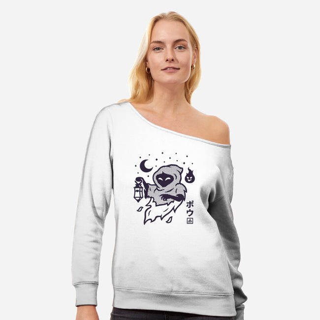 Poe-womens off shoulder sweatshirt-Minilla