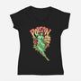 Poison Never Tasted So Sweet-womens v-neck tee-CupidsArt