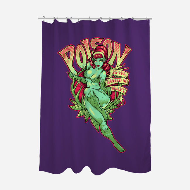 Poison Never Tasted So Sweet-none polyester shower curtain-CupidsArt