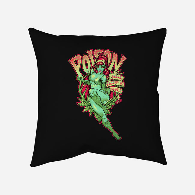 Poison Never Tasted So Sweet-none removable cover w insert throw pillow-CupidsArt