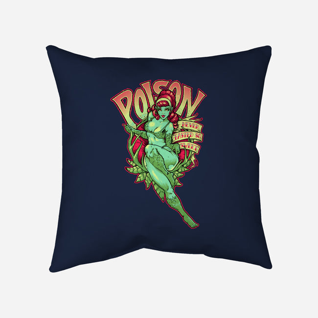 Poison Never Tasted So Sweet-none removable cover w insert throw pillow-CupidsArt