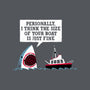 Polite Jaws-unisex basic tee-DinoMike