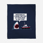 Polite Jaws-none fleece blanket-DinoMike