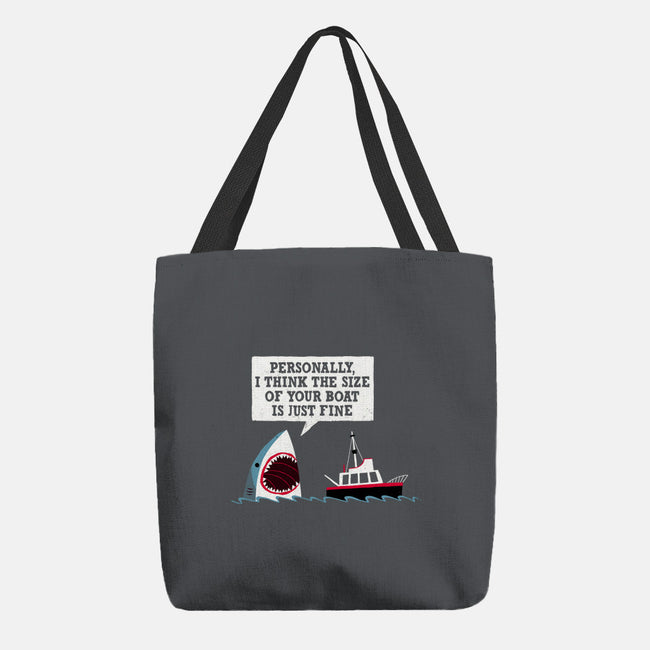 Polite Jaws-none basic tote-DinoMike