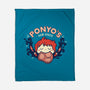 Ponyo's Ham Shack-none fleece blanket-aflagg