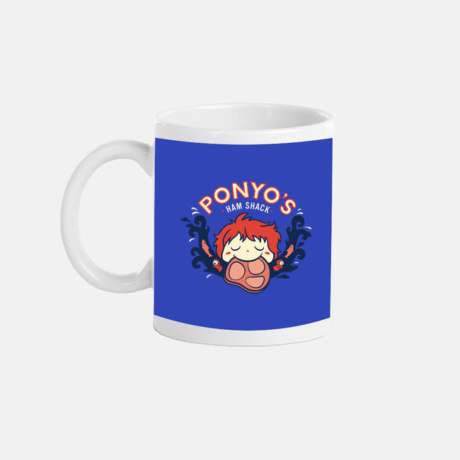 Ponyo's Ham Shack-none glossy mug-aflagg