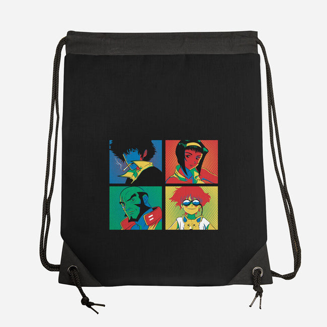 Pop Crew-none drawstring bag-Eilex Design