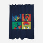 Pop Crew-none polyester shower curtain-Eilex Design