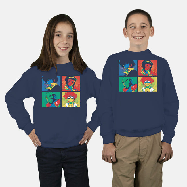 Pop Crew-youth crew neck sweatshirt-Eilex Design