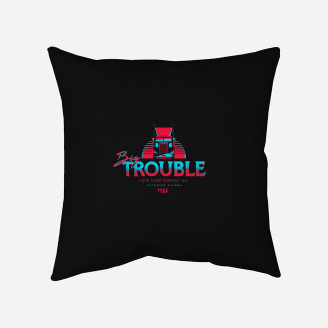 Pork Chop Express-none removable cover w insert throw pillow-biggers