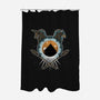 Portal to the Stars-none polyester shower curtain-beware1984
