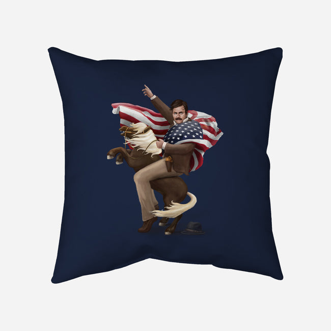 Portrait of Greatness-none removable cover w insert throw pillow-Diana Roberts