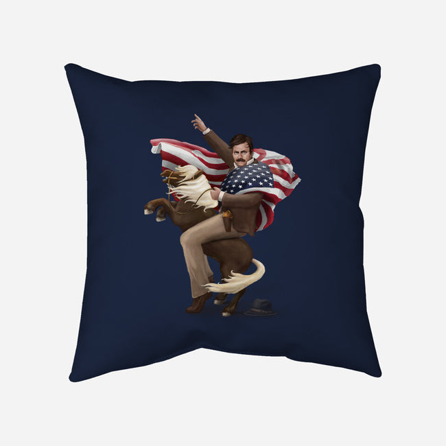 Portrait of Greatness-none removable cover throw pillow-Diana Roberts