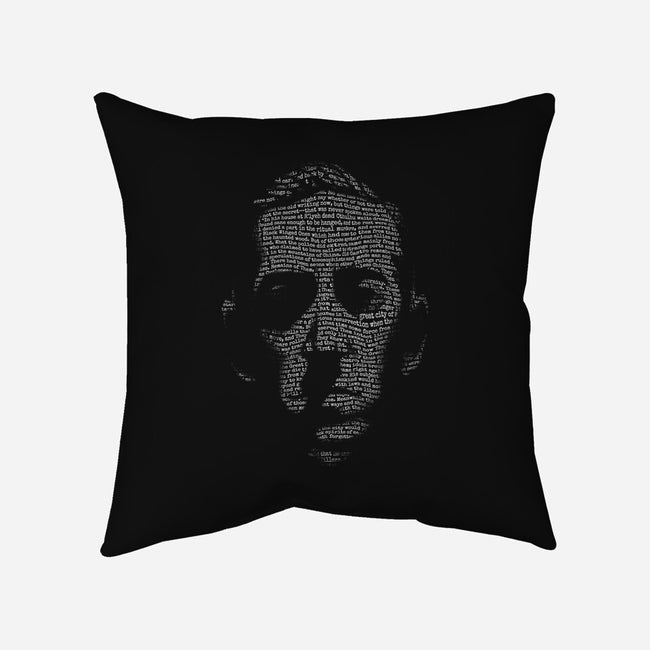 Portrait of Horror-none removable cover throw pillow-sixamcrisis
