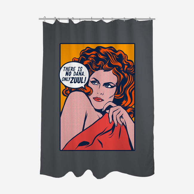 Possessed Girl-none polyester shower curtain-RBucchioni