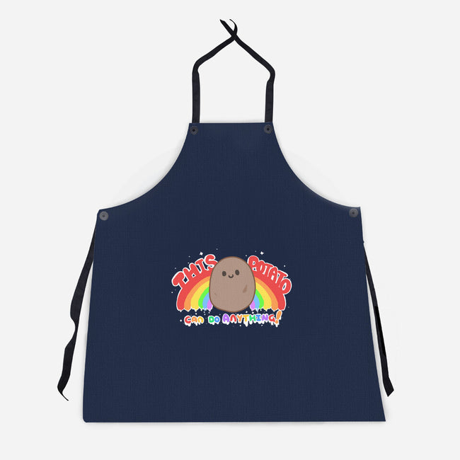 Potato Power-unisex kitchen apron-Binoftrash